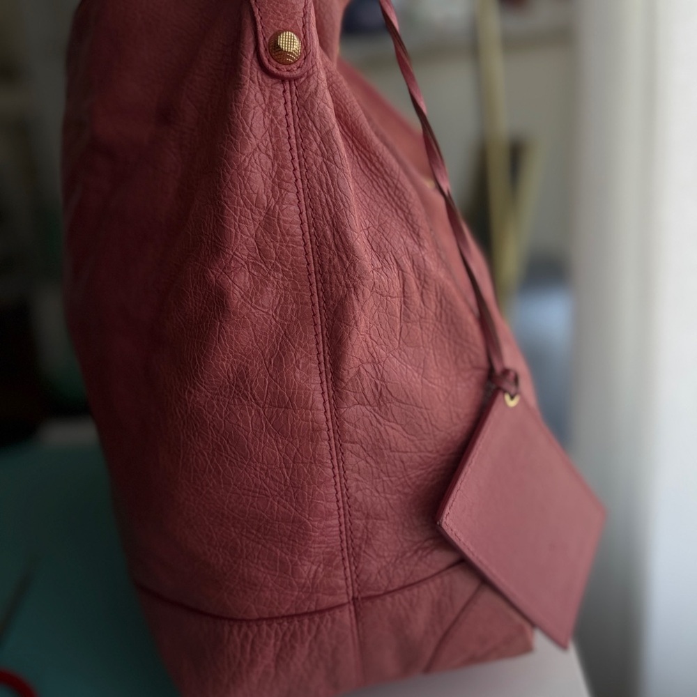 Balenciaga City Pink Leather Motorcycle bag - Picture 8 of 15